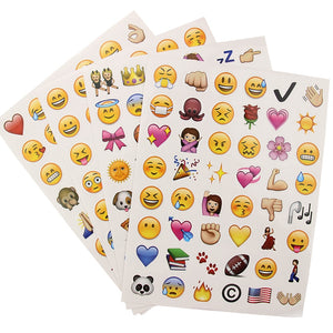 4 Sheets/Set 192 Smile Face Diary Stickers DIY Kawaii Scrapbooking Stationery Sticker Stationery New School Supplies